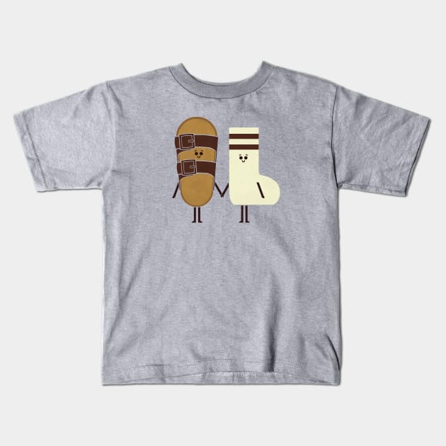 Perfect Match Kids T-Shirt by HandsOffMyDinosaur